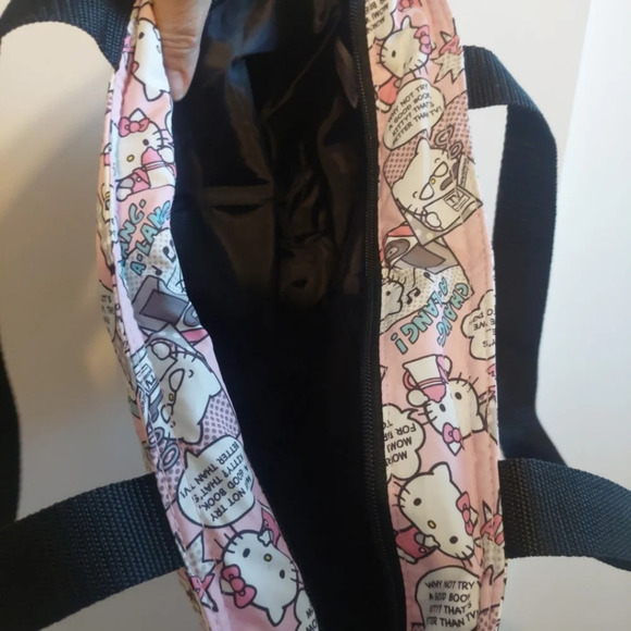 Sanrio Hello Kitty All Over Print Tote Travel Bag Purse Cartoon Colorful anime - Picture 7 of 8